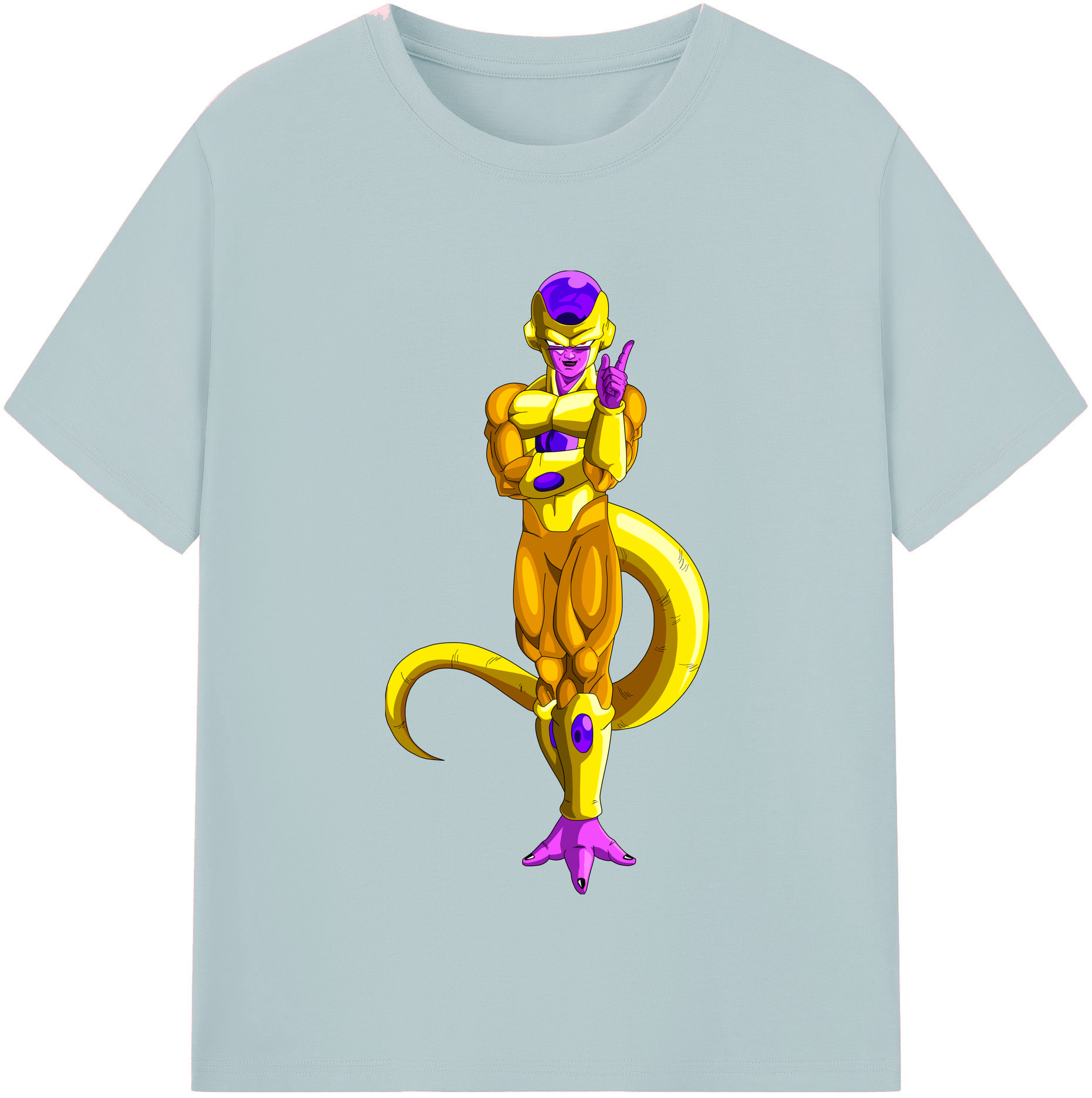 （画像用） ドラゴンボール フリーザ DRAGON BALL Frieza 綿100％半袖Tシャツ（フロントプリント）